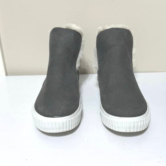 Timberland Women’s Skyla Bay Leather Suede Dark Gray Pull On Boot Size 6.5 - Picture 3 of 12